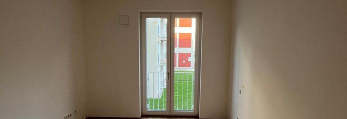 Erstbezug, 3-Zimmer-Wohnung mit 10 m² Loggia | 80 m² – Schlafzimmer 1