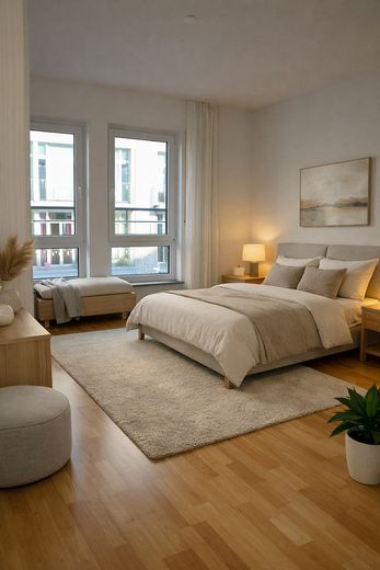 Provisionsfrei zum Sofortbezug: Attraktive, sonnige 3 Zi-Wohnung im Deutschherrnviertel – Schlafzimmer