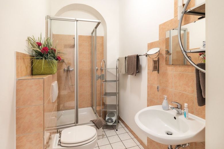 Wohn- und Geschäftshaus in Altwied: 8 Wohnungen, Gewerbe und viel Entwicklungspotenzial – Badezimmer Wohnung I