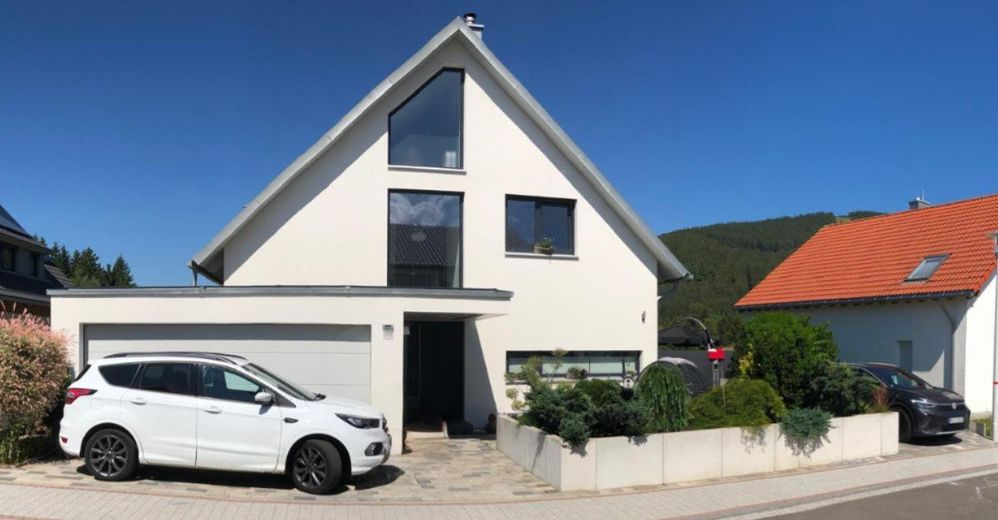 Ansicht West, Eingang