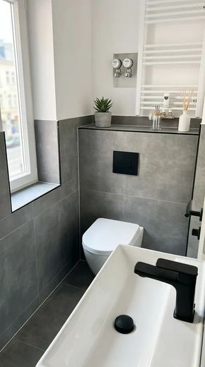 Zentral wohnen, entspannt leben / Emser Straße 40, Frankfurt am Main / 3.OG / WE8 / Zi.4 – Gäste WC