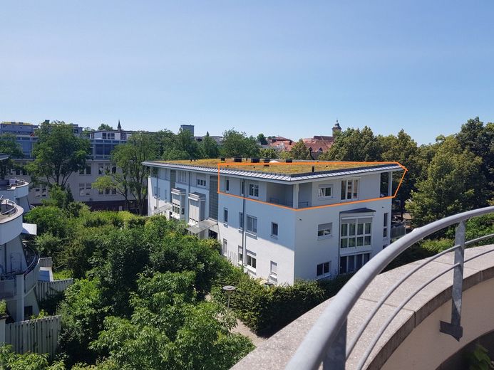 Blick auf die Wohnung