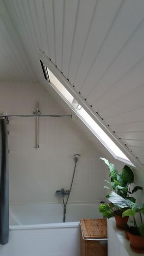 Große sonnige Dachgeschosswohnung -  Ruhige Villenlage - Südloggia - ca. 20 Min. zum Hauptbahnhof – Badewanne unter dr Dachschräge