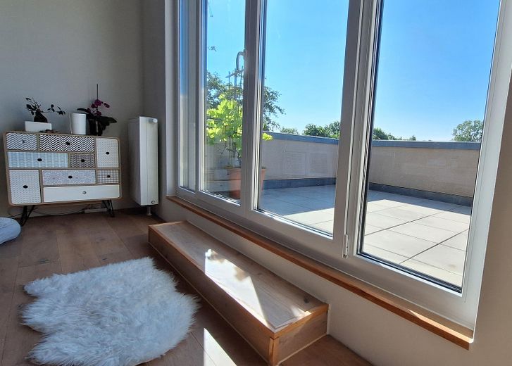 Exklusives Stadthaus am Seerosenpark in Bremen Oberneuland - provisonsfrei! – Atelier - Ausgang Dachterrasse