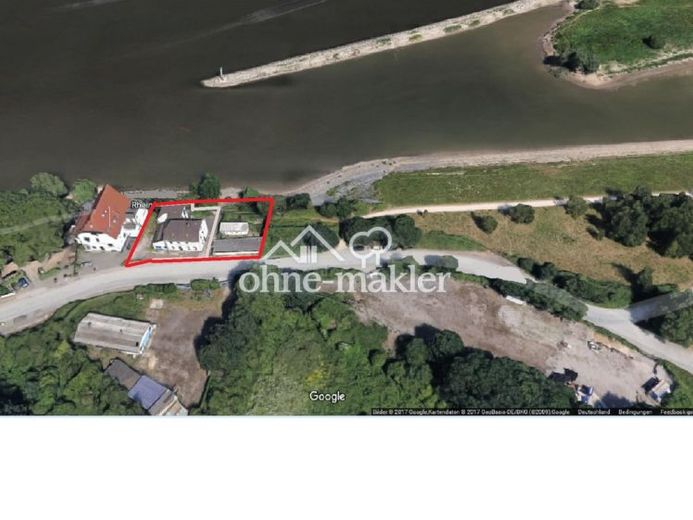 EXKLUSIVE DIREKTE RHEIN-UFER-LAGE MIT ALTBESTAND PROJEKTGRUNDSTÜCK – Foto 1