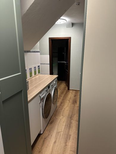 Wohnen wie im Urlaub: Mediterraner Bungalow in Blankenfelde-Mahlow – Waschmaschine/Trockner EG