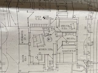 Helle 3 Zimmerwohnung mit Balkon,Wintergarten und Carport Stellplatz – Grundriss
