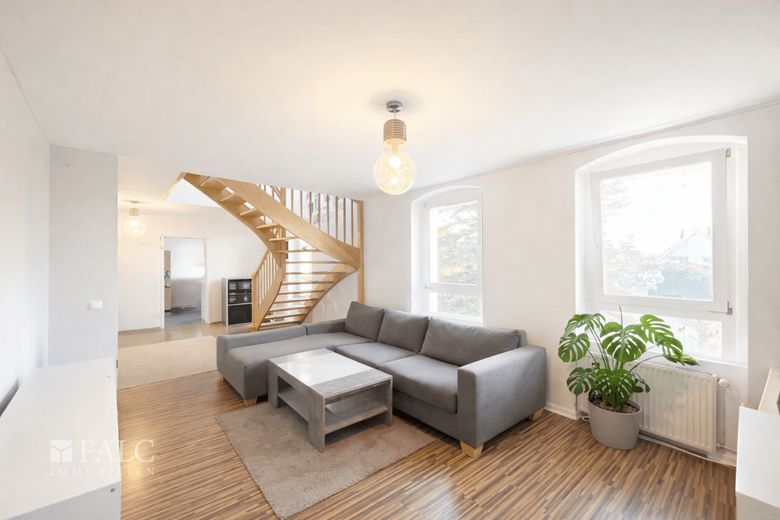 Solide Kapitalanlage südlich von Berlin mit Perspektive auf Eigenbedarf – Wohnzimmer 1OG Wohnung oben