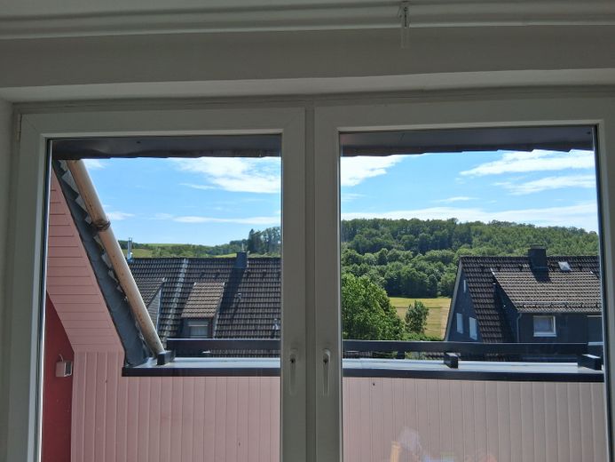 Blick vom Wohnzimmer 