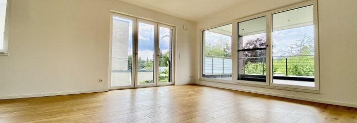 Hochwertige, neuwertige und großzügige Maisonettewohnung in Münster-St. Mauritz !! – Wohnraum mit Loggia