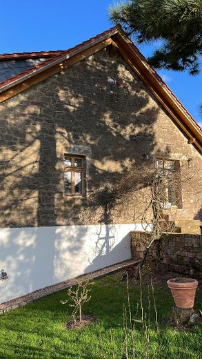 Büyük bahçeli ve ayrı girişli daireli A Plus enerji kimlik belgeli kır evi – Seitenansicht Garten Einlieger