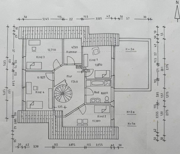 Grundrisse Obergeschoss