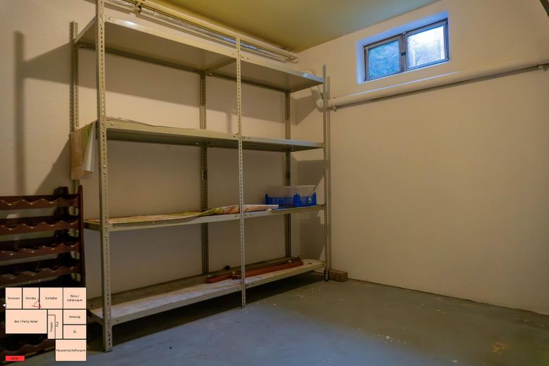 Ideales Haus für Familie mit 2–4 Kinder in sehr ruhiger Traumlage und viel Platz in Bühl-Weitenung – Vorratsraum Keller