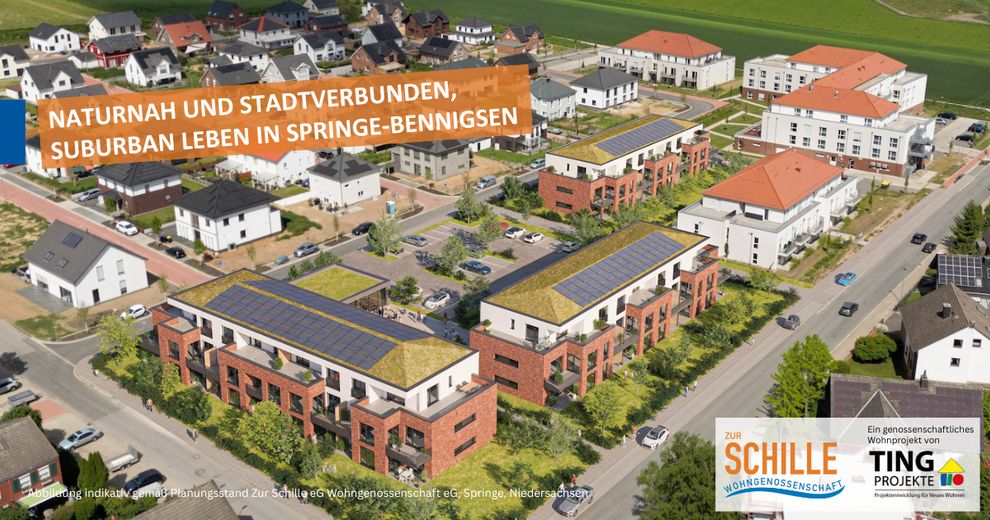 Suburban und naturnah: 3-Zi.-Whg in Bennigsen – Private Wohngenossenschaft Zur Schille eG – Zur Schille eG – Häuser  