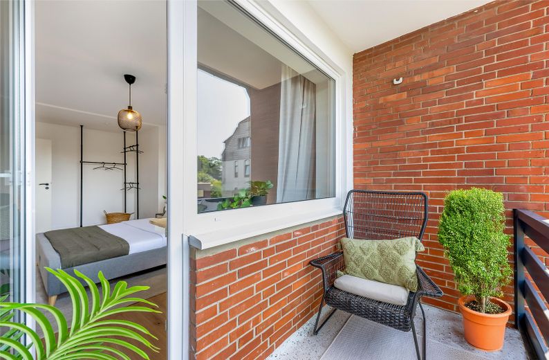 Balkon am Schlafzimmer 2
