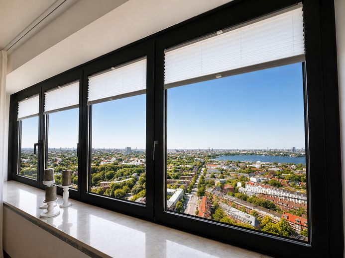 Fully furnished high-rise residence – 29F/ W1 – panoramic views over Hamburg – Foto 1
