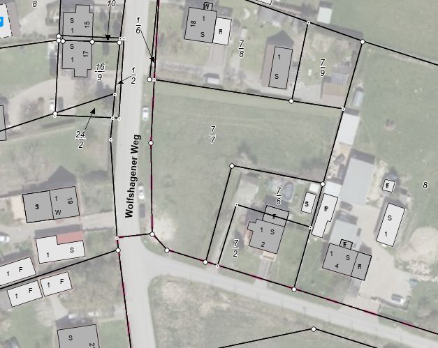 Bauträgerfreies ca. 1.976 m² großes Grundstück zu verkaufen – Flurkarte