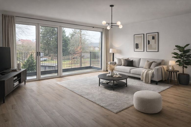 Neubau 3-Zimmer an der Westallee in Verl – KI-generiertes Bild (Wohnraum)