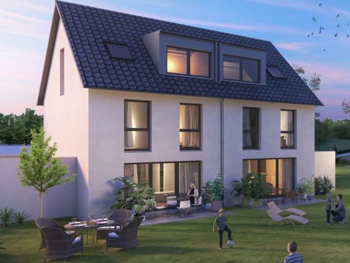 Doppia casa di nuova costruzione adatta alle famiglie a Heimsheim – costruzione massiccia con vista a partire da 569.610 € – Foto 1