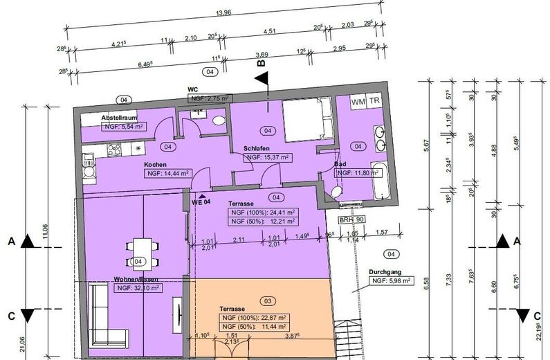 5% AfA - Auf 94 m² stilvoll Wohnen oder mit Rendite vermieten - The Roof Top Apartment – Foto 13