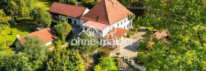 Wohn-/lifestyle Anwesen, 3 WE, ca. 480m² Wfl., 800m² Lagerfl., 7000 m² Grund, Exklusiv! prov.frei !