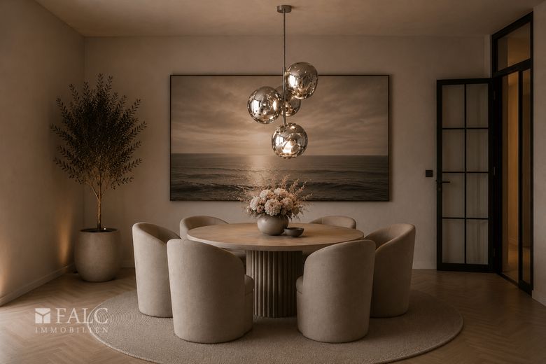 Wohnung zum Wohlfühlen – Esszimmer I KI-generiert