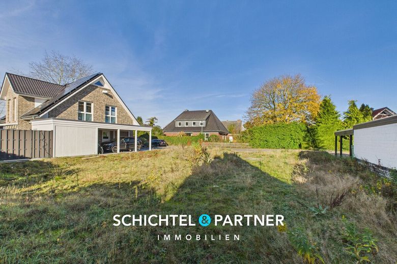 Ganderkesee | Sofort bebaubar: Baugrundstück mit Genehmigung für Einfamilienhaus – S&amp;P | Grundstück