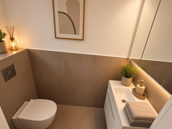 Modernes Doppelhaus in Hochheim in bester Lage / Stunning Semi-Detached Home in a Prime Location – EG: Das Gäste WC