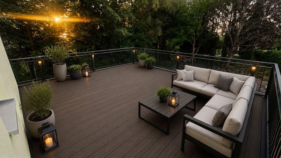 Exclusive apartment on a floor – Terasse