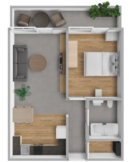Luminoso appartamento di 2 locali con balcone esposto a sud – senza barriere architettoniche (JD03 - GRBS22a) – Foto 9