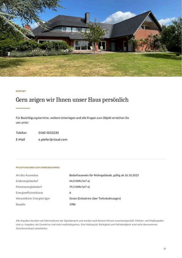 Ein Zuhause mit Charakter – Kontakt
