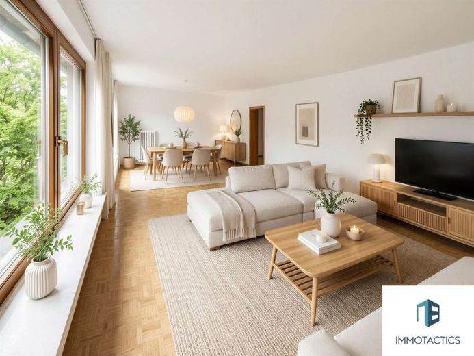 Einfamilienhaus mit umlaufendem Balkon, zwei großen Maxi-Garagen, Garten und unverbaubarem Weitblick – Foto 1