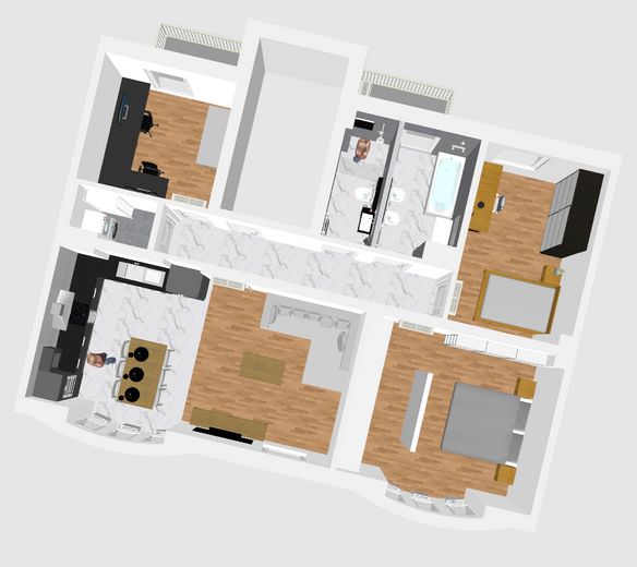 4-Zimmer SmartHome (Vollklimatisiert) - Kernsanierte Altbau-Wohnung mit Luxus Innenausstattung – Foto 21