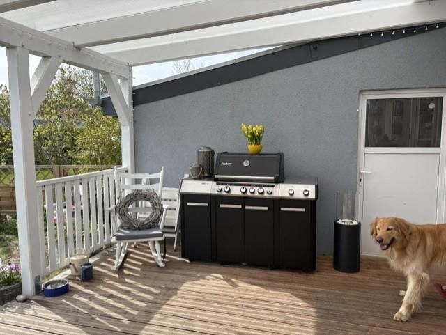 Schöne Doppelhaushälfte fußläufig zur Ostsee – Veranda