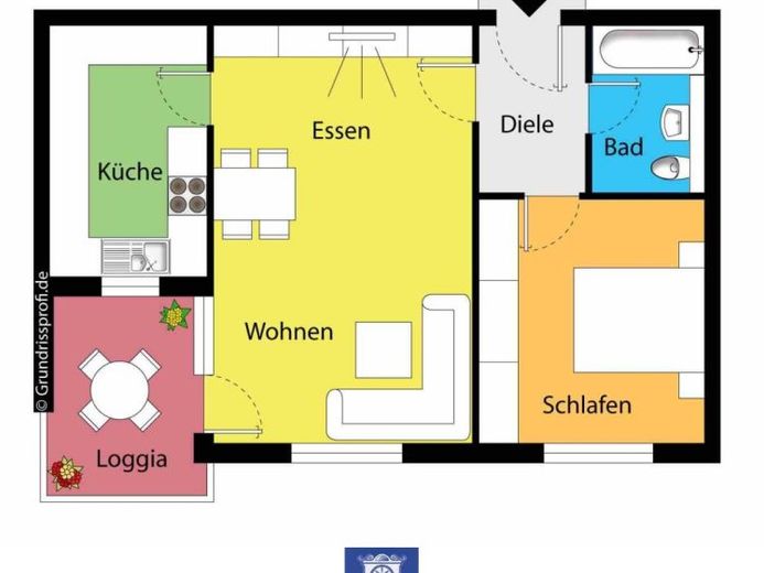 Interesting apartment with large balcony in a beautiful location! – Foto 1