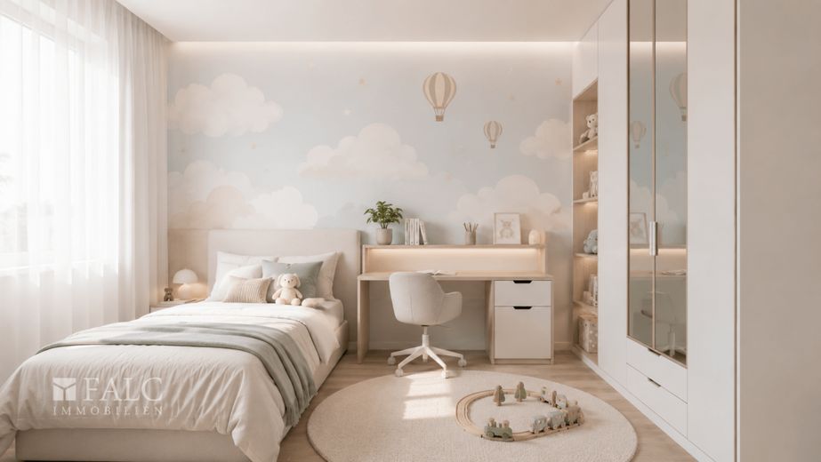 Zweifamilienhaus mit Sanierungspotential in Östringen – Kinderzimmer OG - KI Vorschlag