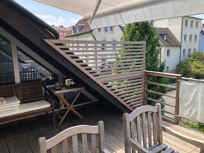 Dachterrasse im OG