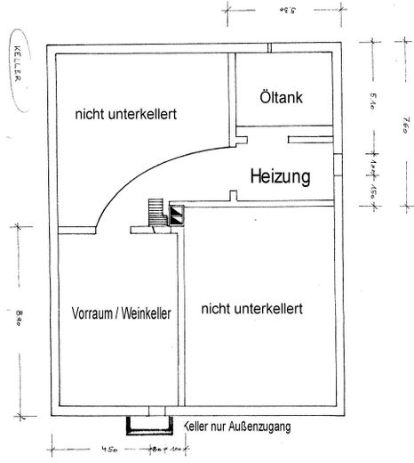 Eşsiz, komisyonsuz! Konut/lifestyle malikanesi, 3 daire, yaklaşık 480m² kullanım alanı, 800m² depo alanı, 7000 m² arsa – Grundriss Keller
