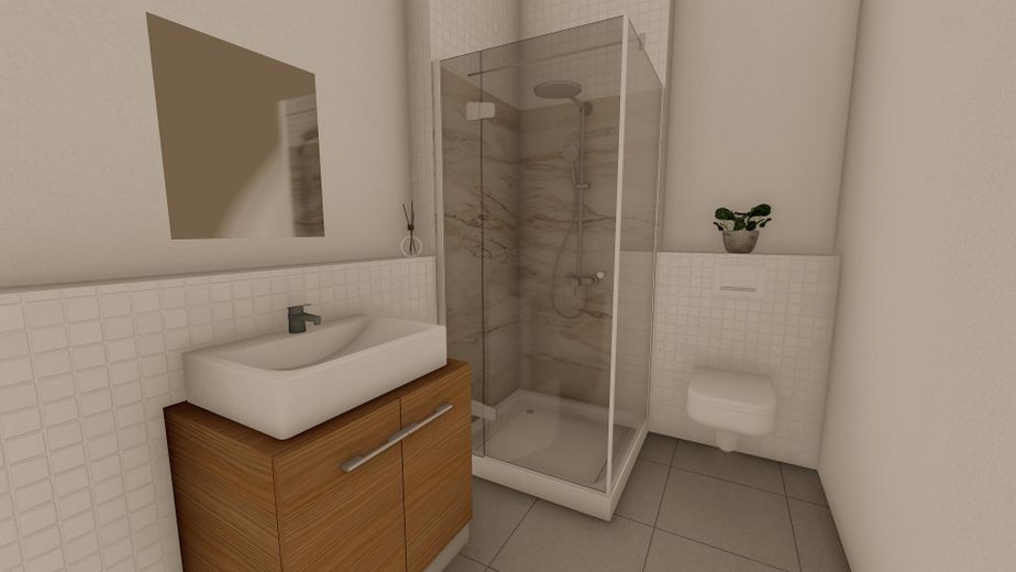 Wohnung 1 Badezimmer