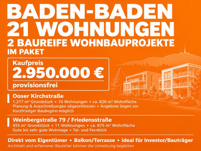 BADEN-BADEN – 21 VIVIENDAS – PROYECTOS RESIDENCIALES LISTOS PARA CONSTRUIR EN UN PAQUETE – Foto 1