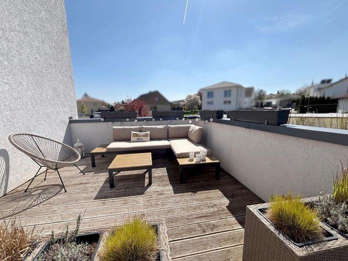 Gemütliche Dachterrasse