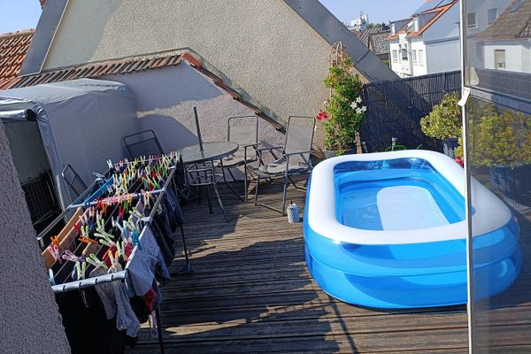 3-kamerappartement met groot dakterras in Budenheim
