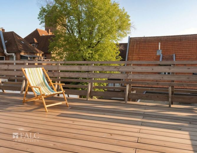 Zentrale Kapitalanlage: Gepflegtes Wohn- und Geschäftshaus in Coesfeld – Dachterrasse