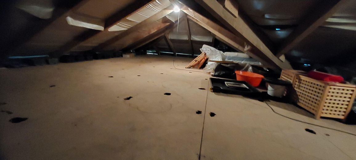 Ideal für Pferdehaltung - Einfamilienhaus, Baugrundstück, Stall und Hausweide / Resthof – Dachboden