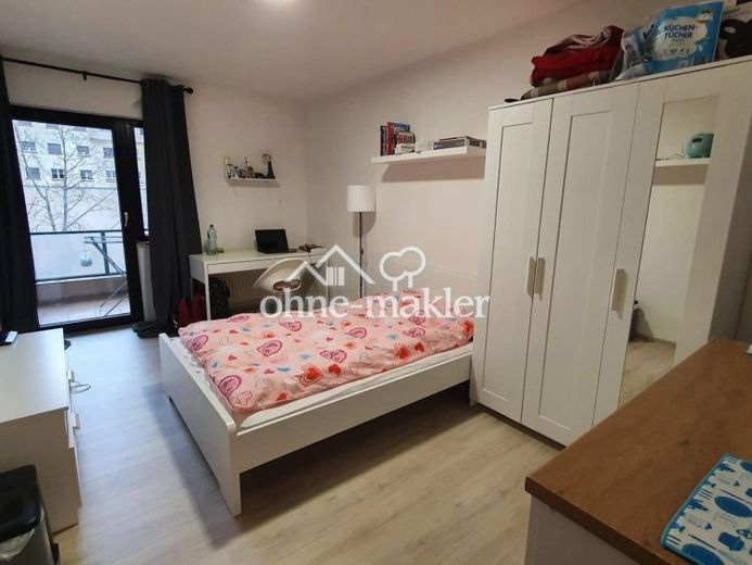 Gepflegte 1 Raum-Wohnung möbiliert direkt an der Uni Mannheim mit Balkon – Foto 1