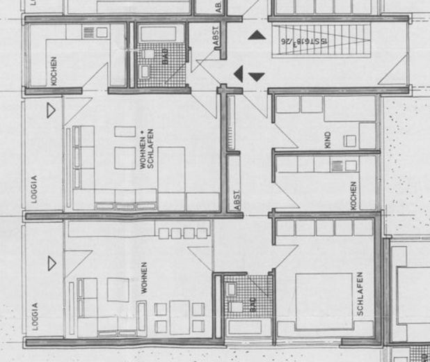 Pierwsze zamieszkanie po generalnym remoncie! Zmodernizowane 3-pokojowe mieszkanie na parterze z balkonem w Fischeln – Grundriss (Wohnung unten)