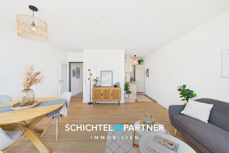 Ellenerbrok-Schevemoor | Erstbezug nach Modernisierung 2-Zimmer-Wohnung – S&amp;P |  Wohnzimmer