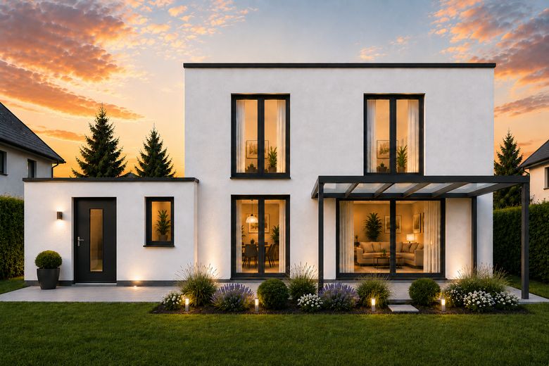 Visualisierung Gartenansicht