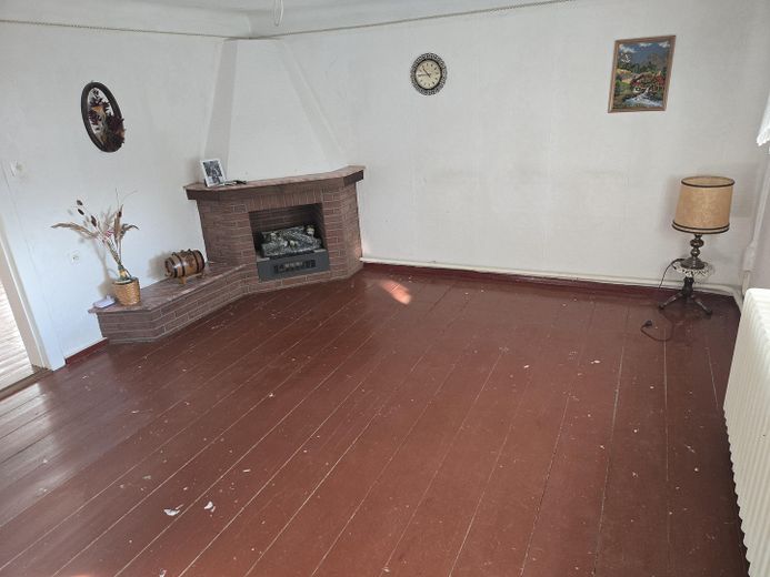 Wohnraum unten-Elektrokamin