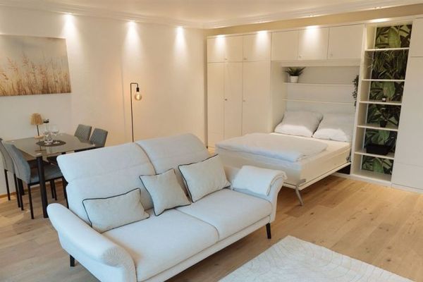 CO-City ** Veste manzaralı şık, mobilyalı stüdyo ** Otopark yeri ** Kiler** Balkon **